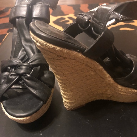 Black espadrilles by Aldo, like new size 5.5 - Picture 2 of 3